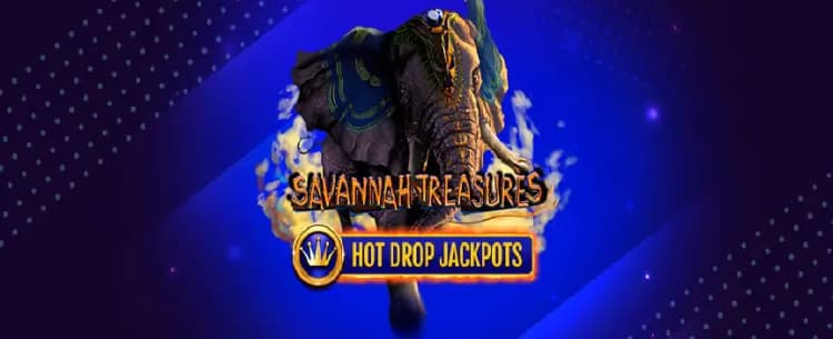 savannah treasures hot drop jackpots